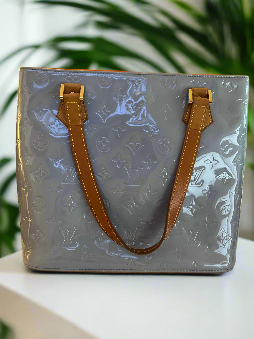 Louis Vuitton Blue Vernis Monogram Houston