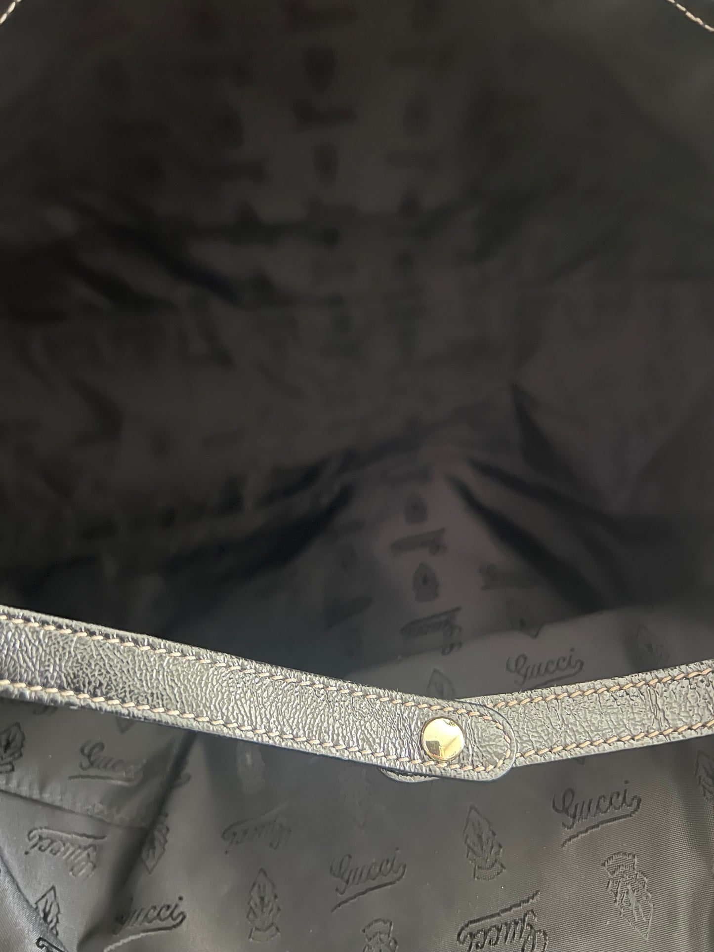 Gucci Patent Leather Britt Web Hobo