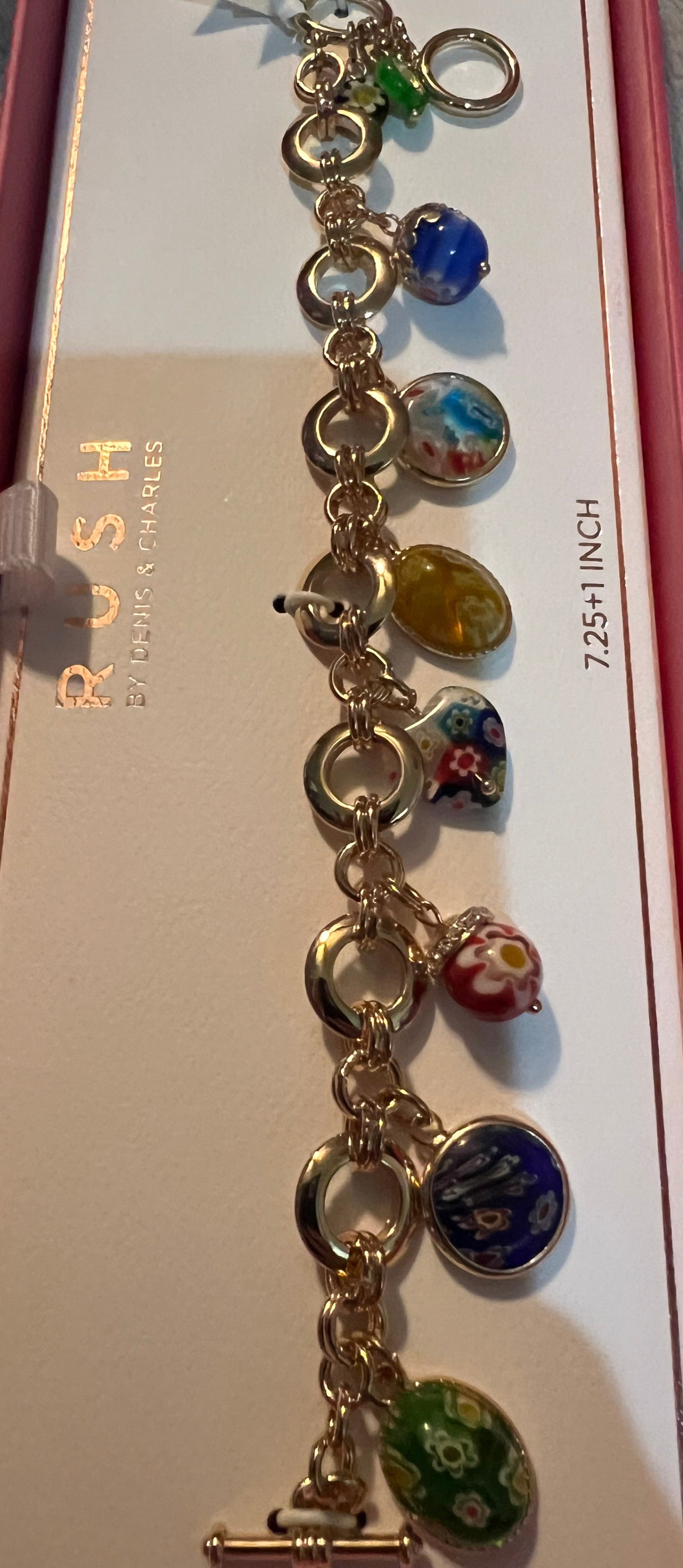 Rush Multicolor Charm Bracelet - Small Charms