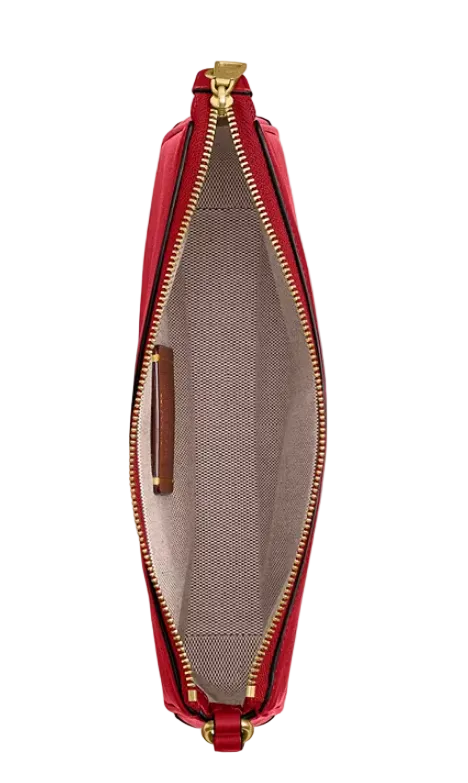 Coach Red Leather Plaza