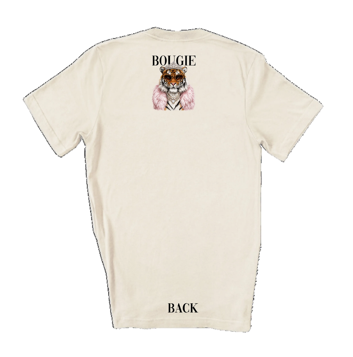 Tyson the Bougie Tiger Glam Rhinestone Graphic Blingy Tee