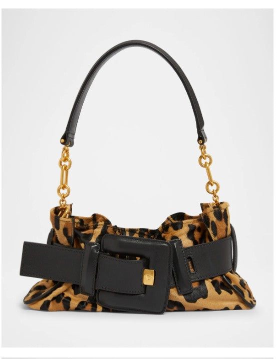Balmain Leopard Pony Hair Mini Anthem