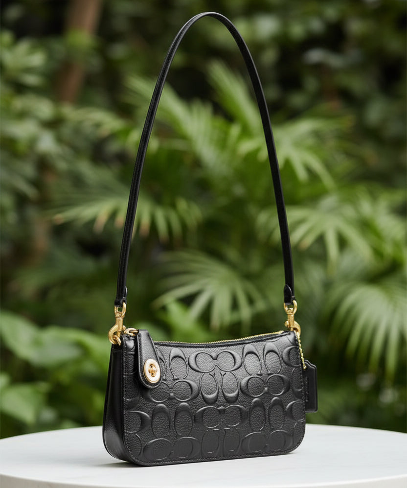 Coach Patent Leather Embossed Penn Bag