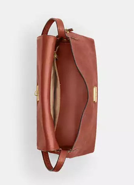 Coach Chelsea Suede Shoulder Bag in Clay