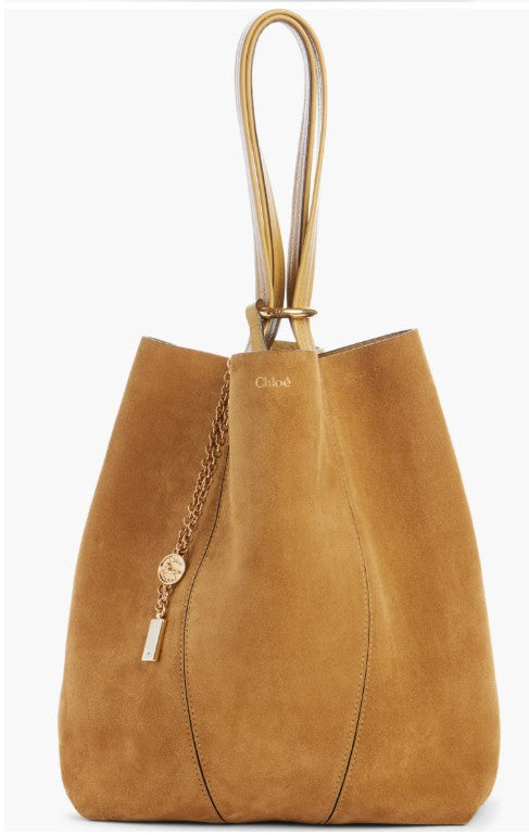 Chloe Spin Suede Tote