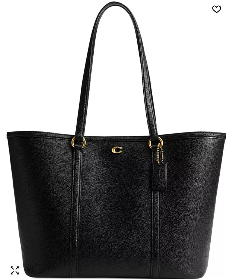 Coach Black Leather Legacy Tote