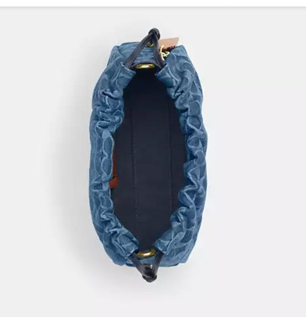 Coach Denim Faye Shoulder Bag