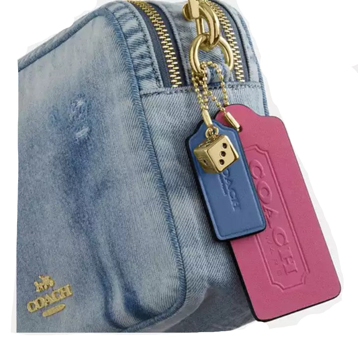 Coach Loved Denim Carey Crossbody