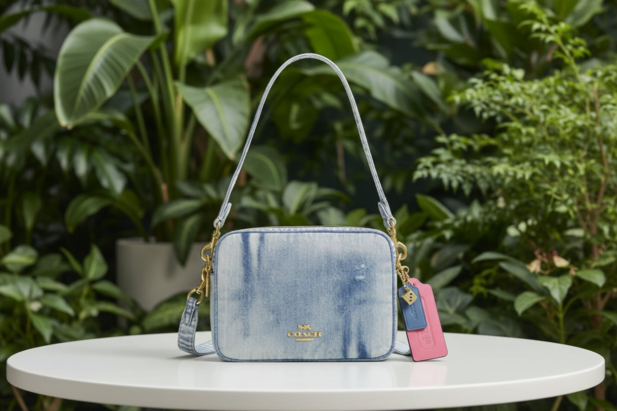 Coach Loved Denim Carey Crossbody