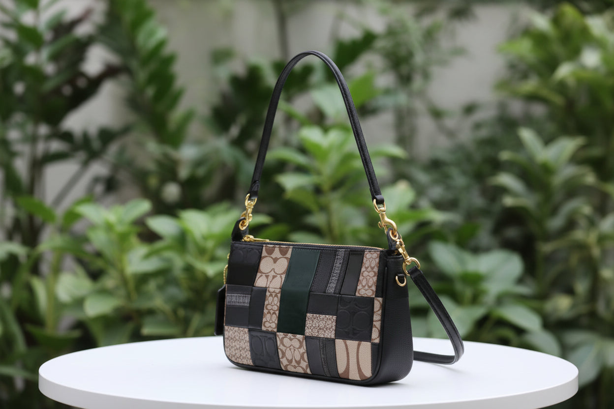 Coach Patchwork Black Plaza 25