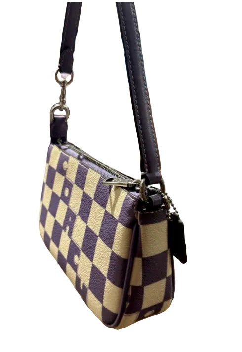 Coach Nolita Purple Checkered