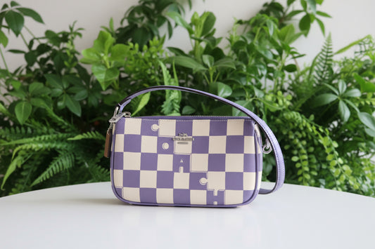 Coach Nolita Purple Checkered