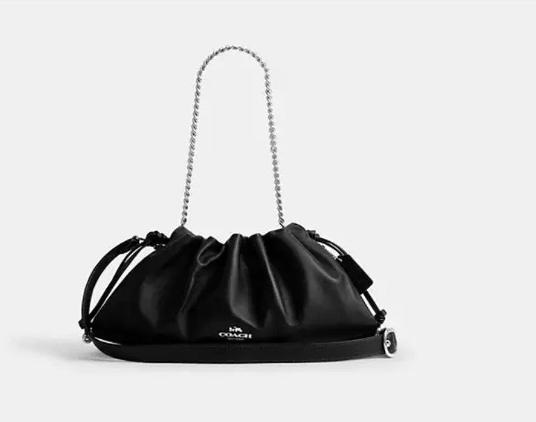 Coach Faye Leather Shoulder Bag Large