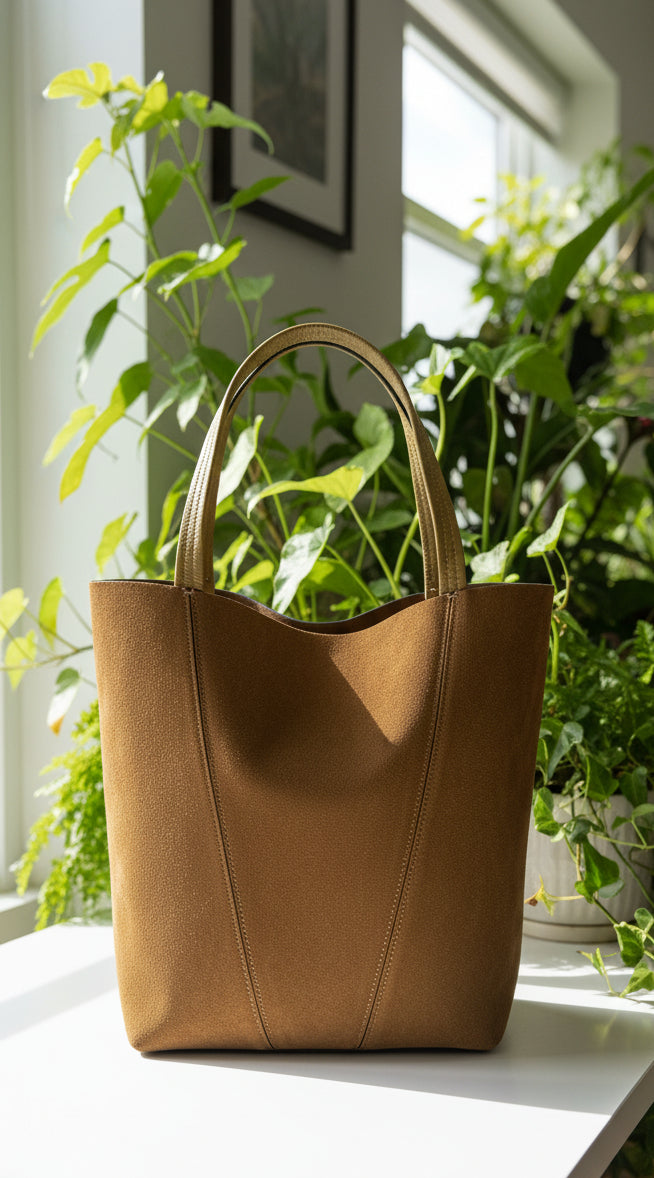 Chloe Spin Suede Tote