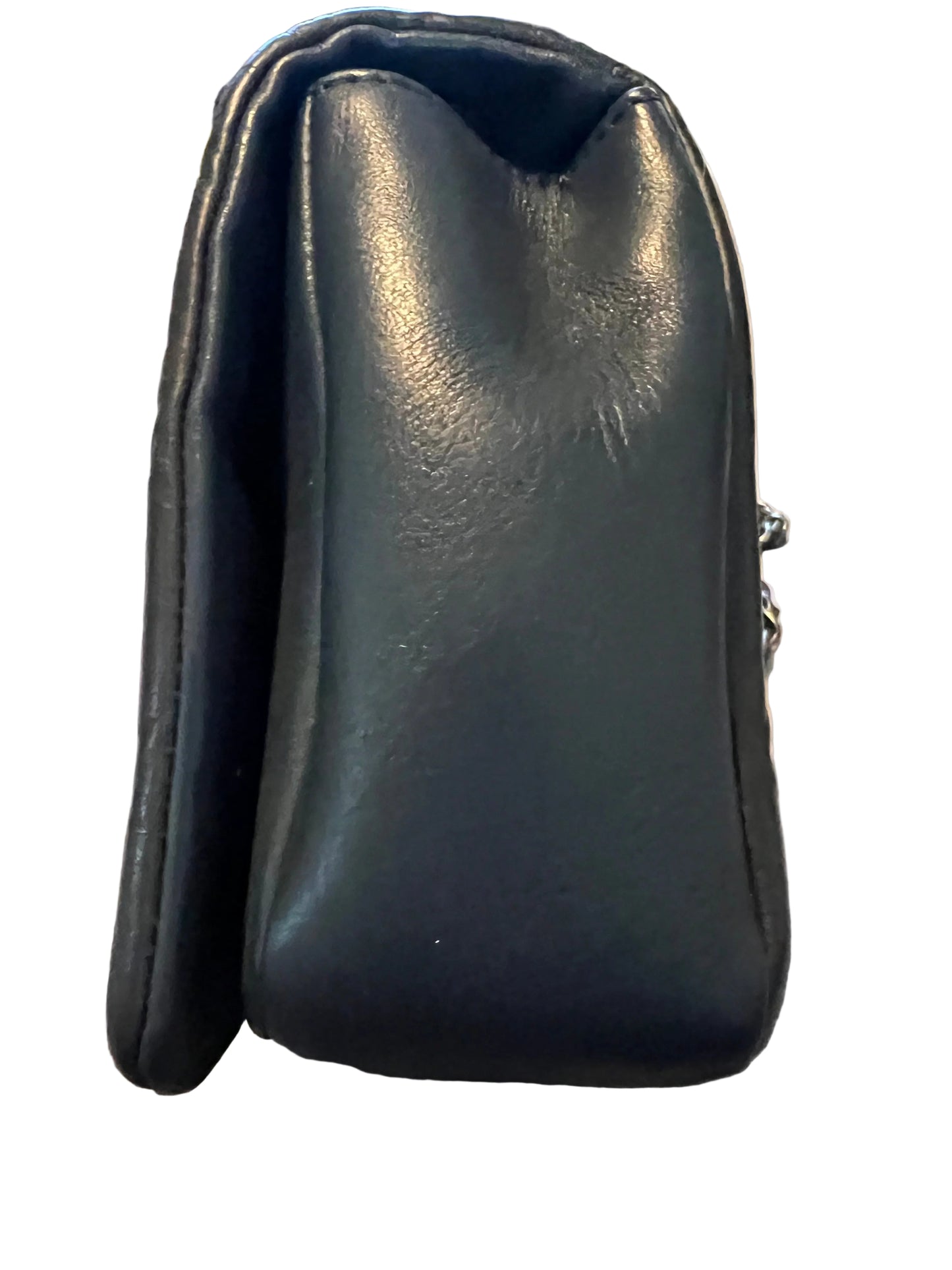 Chanel Calfskin Bi Color Single Flap Bag