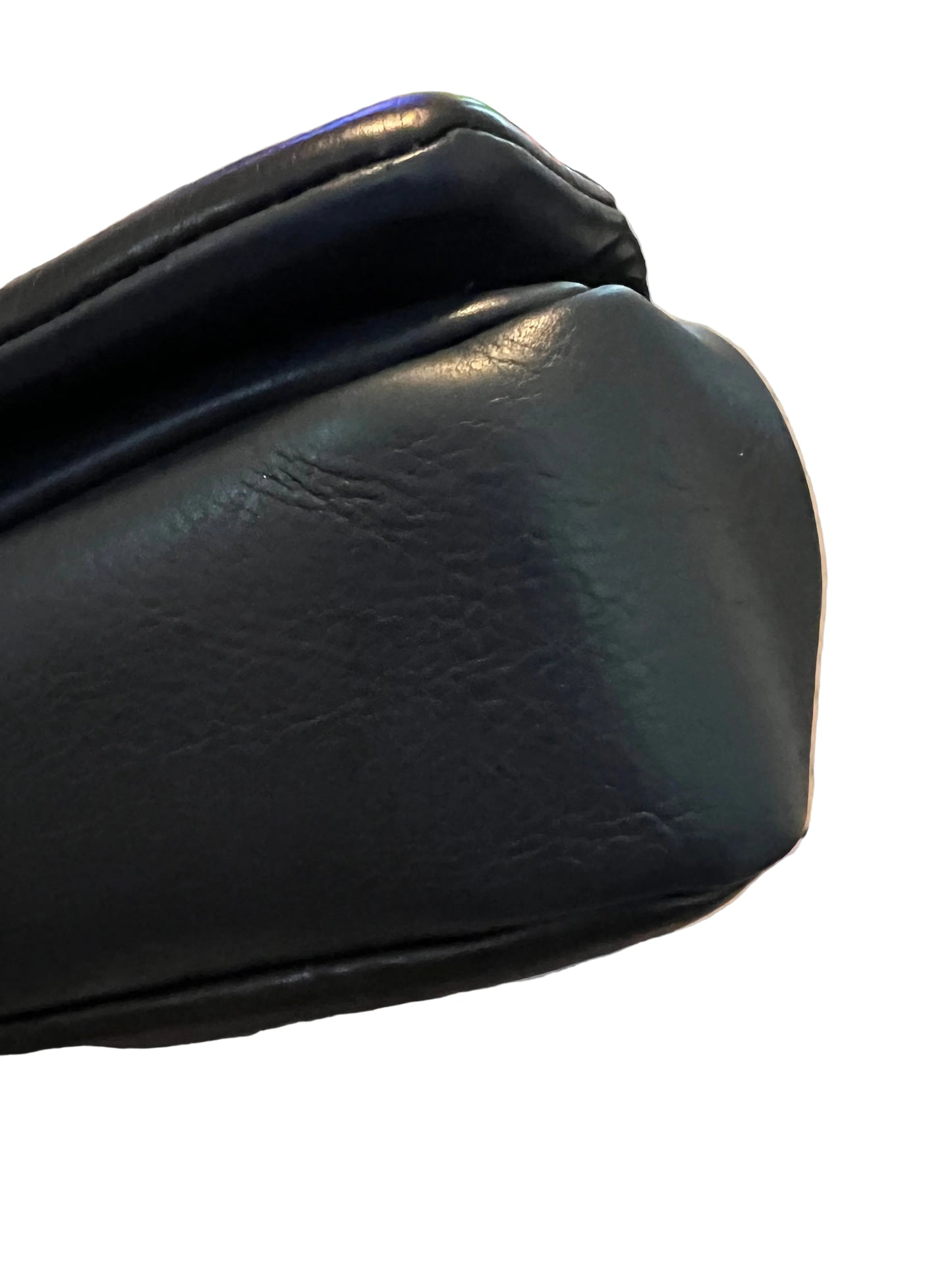 Chanel Calfskin Bi Color Single Flap Bag