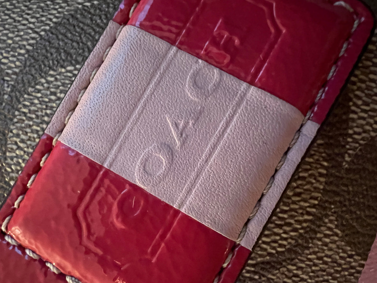 Coach Heritage Pink Stripe Tote