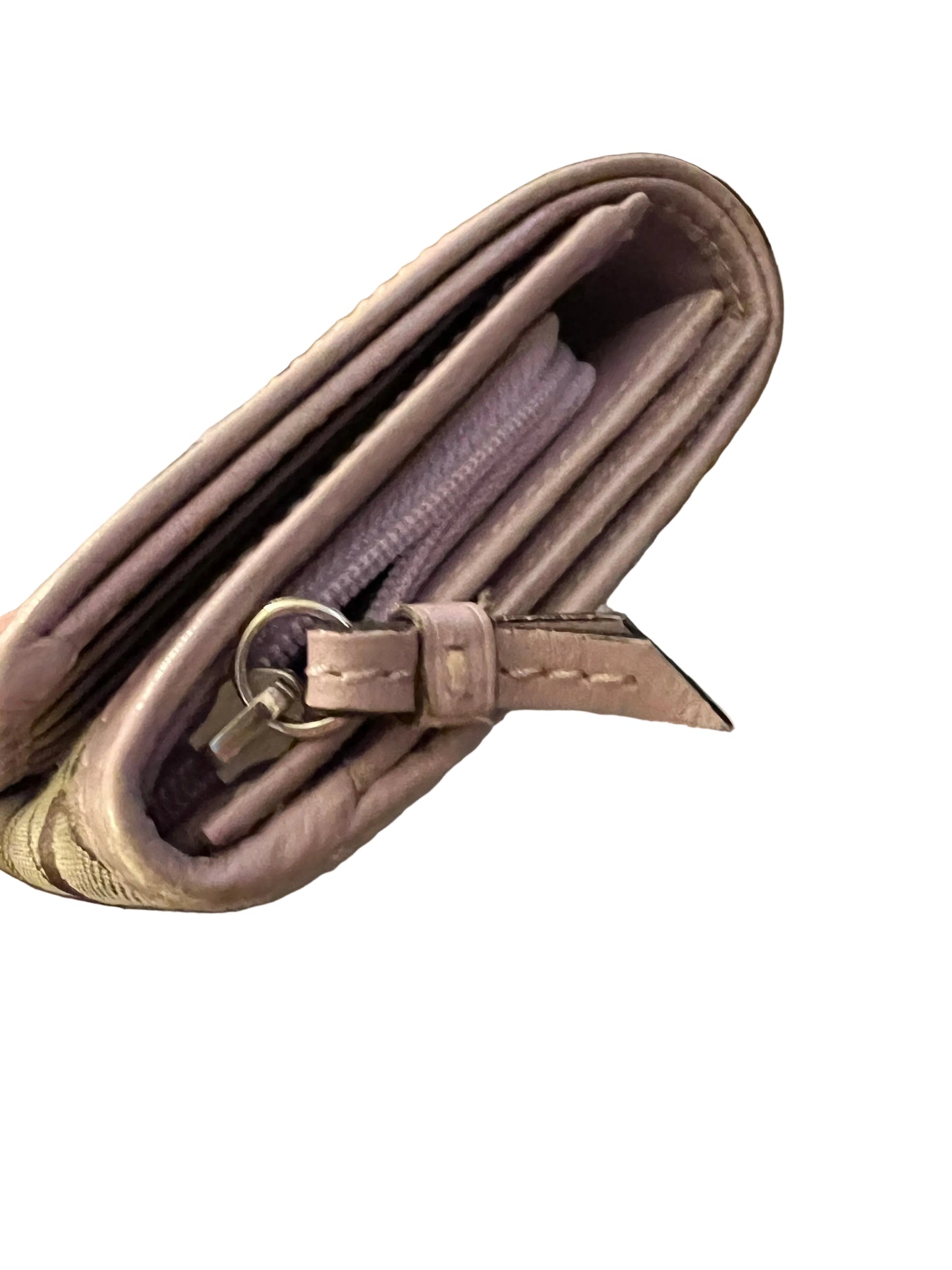 Coach Purple & Jacquard Wallet