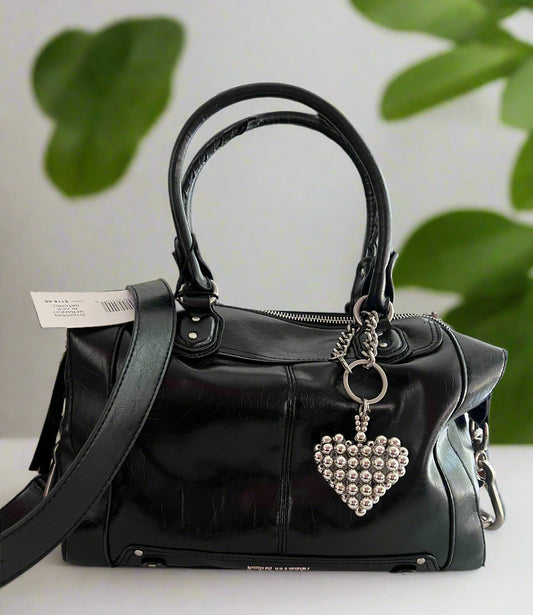 Steve Madden Black Satchel