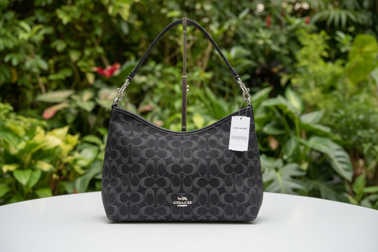 Coach Black Denim Laurel
