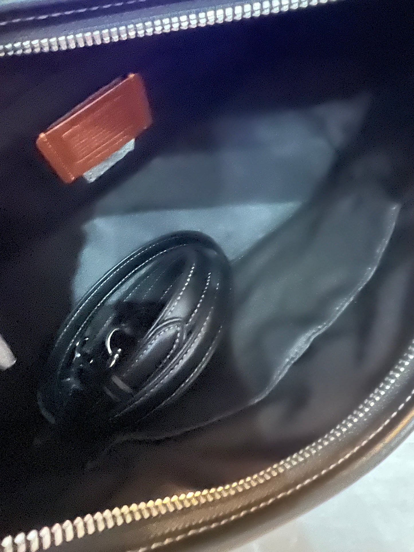 Coach Black Denim Laurel