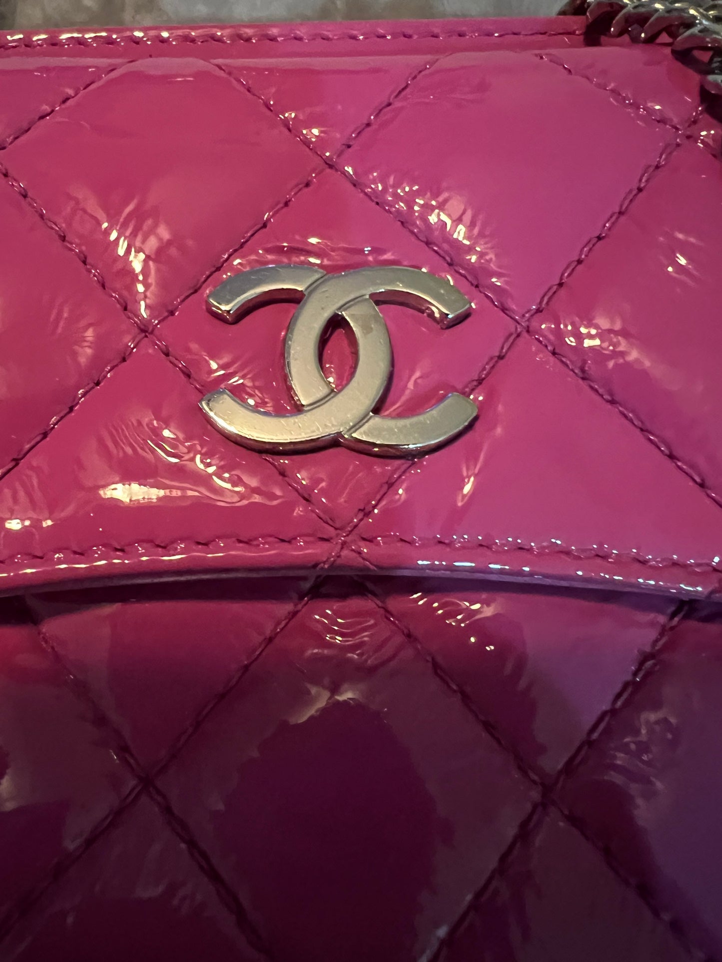 Chanel Patent Pocket Camera Bag