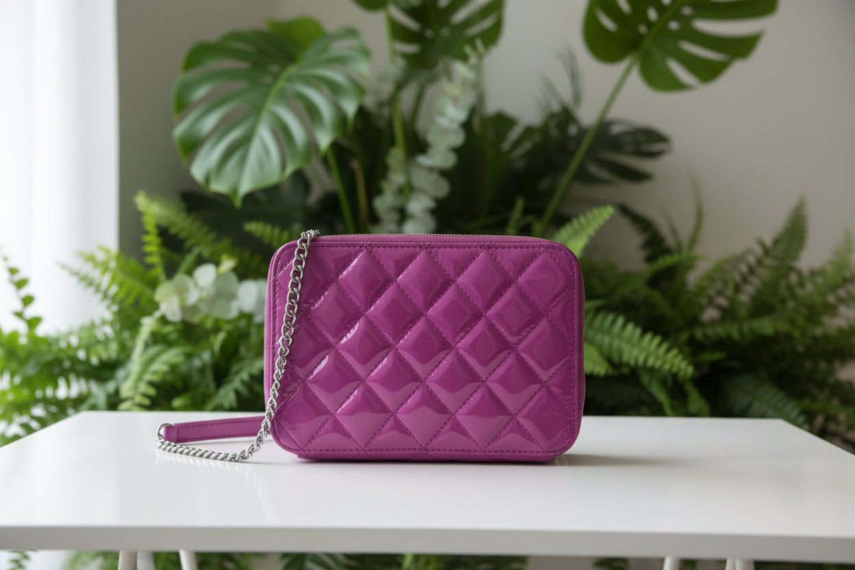 Chanel Patent Pocket Camera Bag