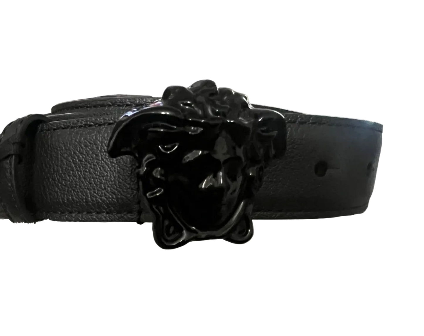 Versace Black Medusa Belt