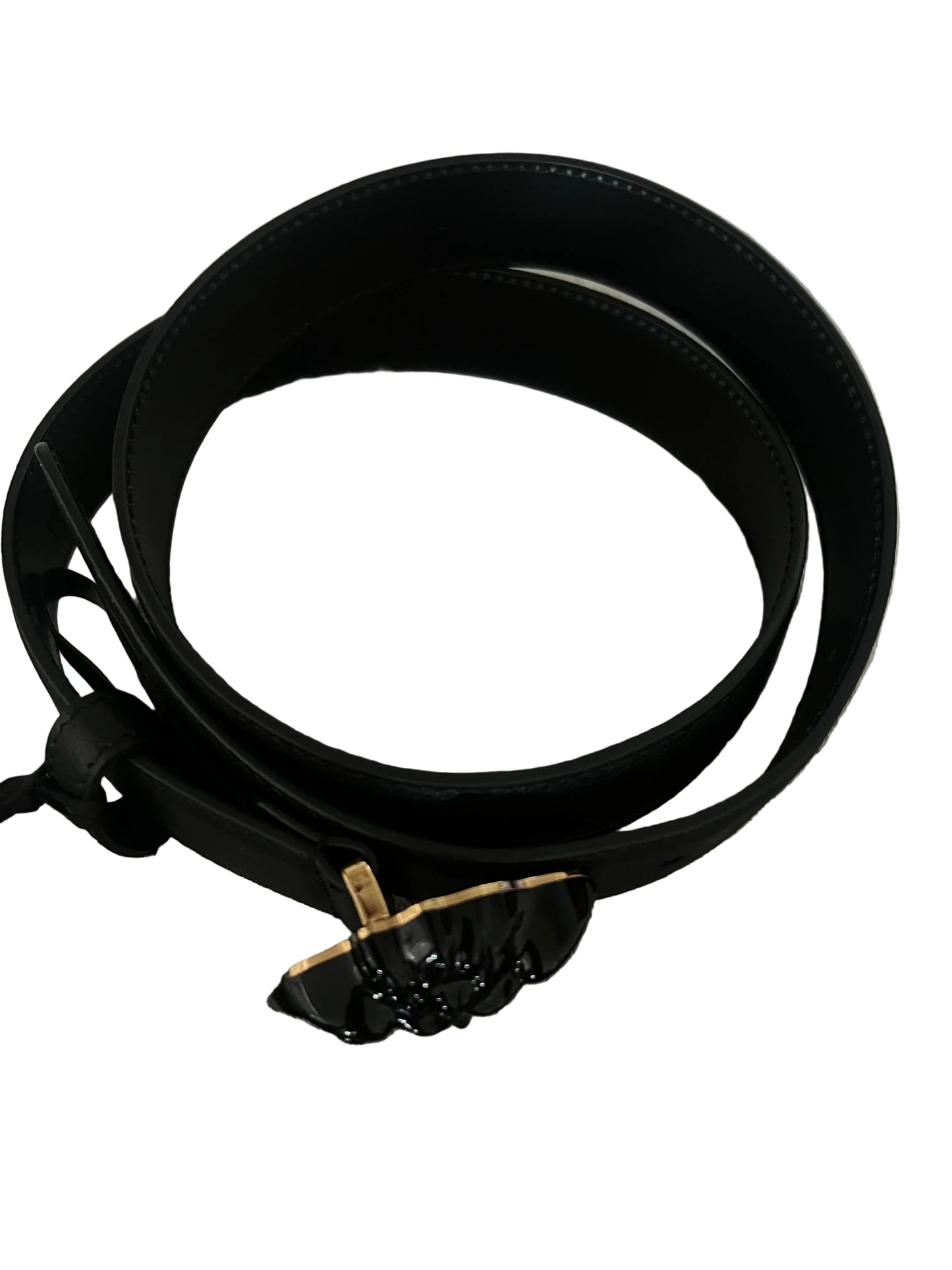 Versace Black Medusa Belt