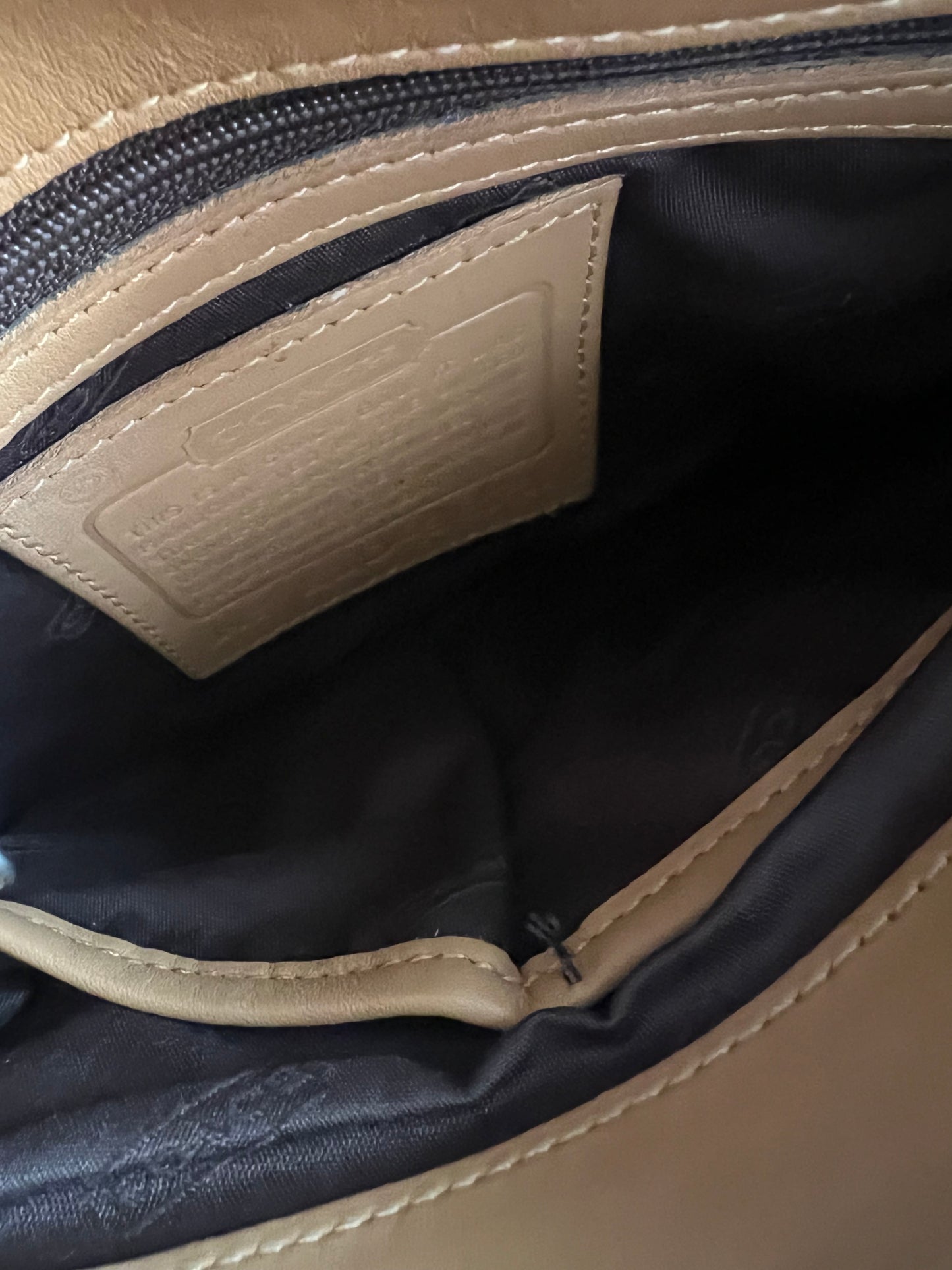 Coach Vintage Brown Leather Crossbody