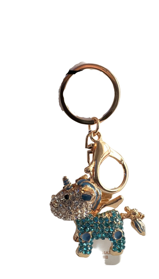 Crystal Unicorn Bag Charm