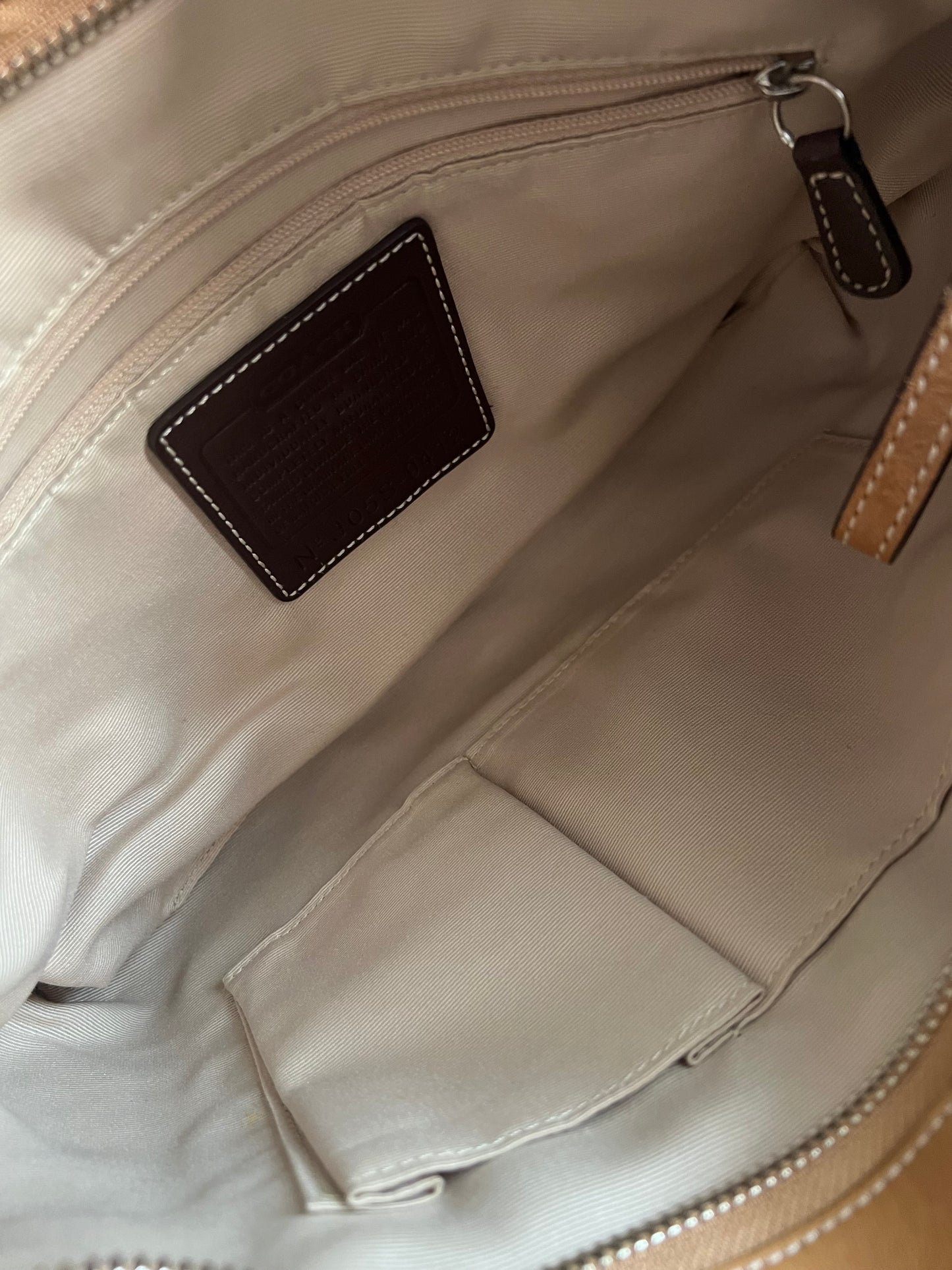 Coach Brown Soho Leather Duffle Y2K 2-Way