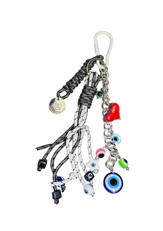 Charcoal Chic Bag Charm