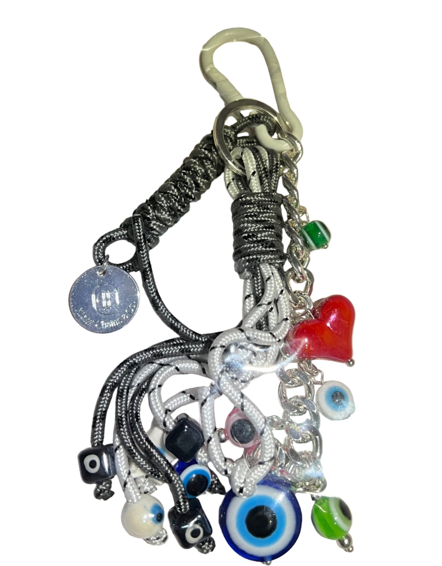 Charcoal Chic Bag Charm