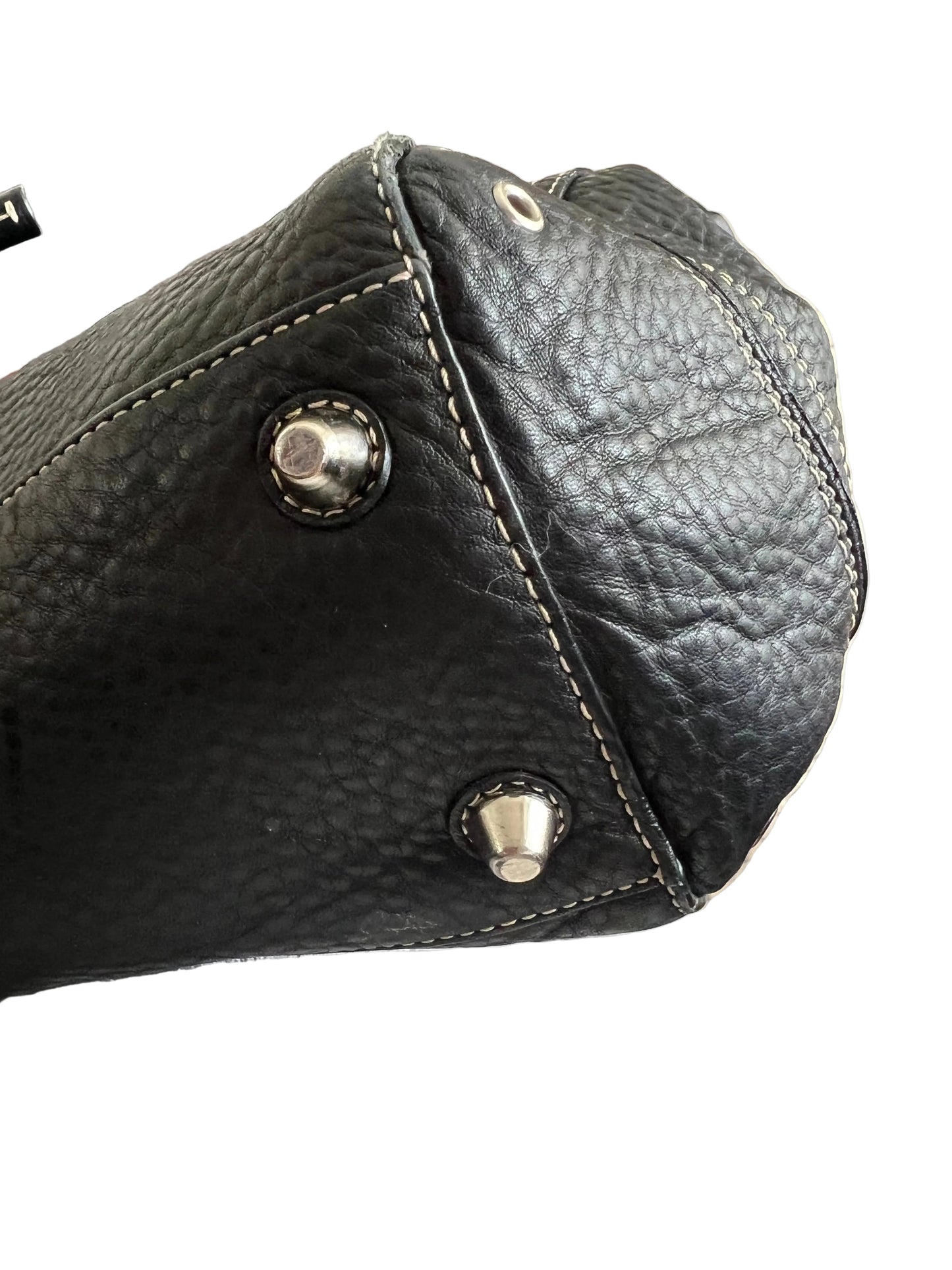 Coach Pebbled Leather Satchel