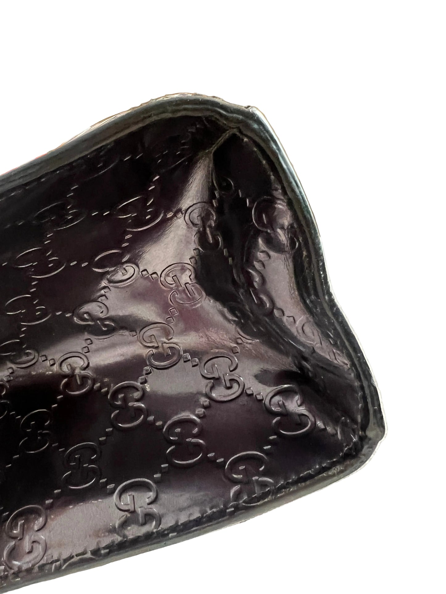 Gucci Patent Leather Dark Purple Emily Large