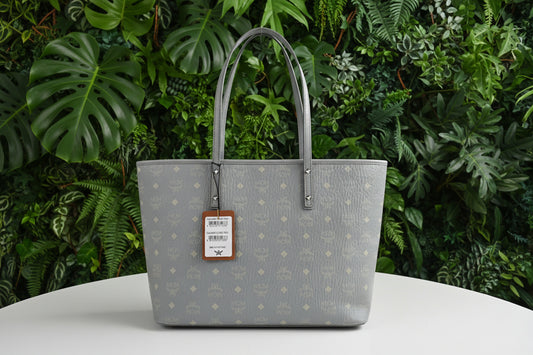 MCM Aren Tote Gray Mist