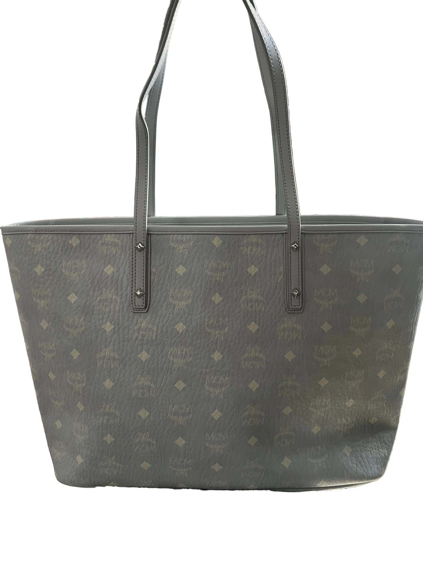 MCM Aren Tote Gray Mist