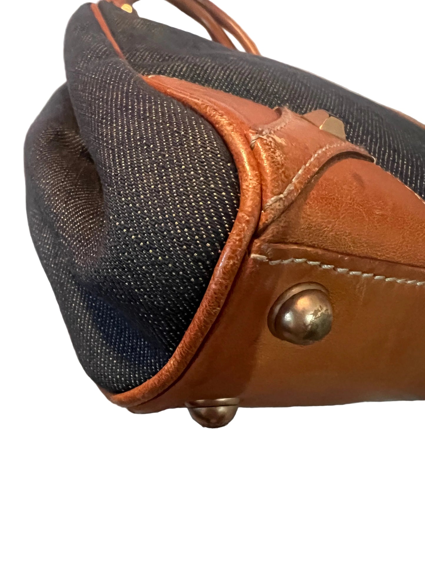 Gucci Denim 1961 Jackie Shoulder Bag