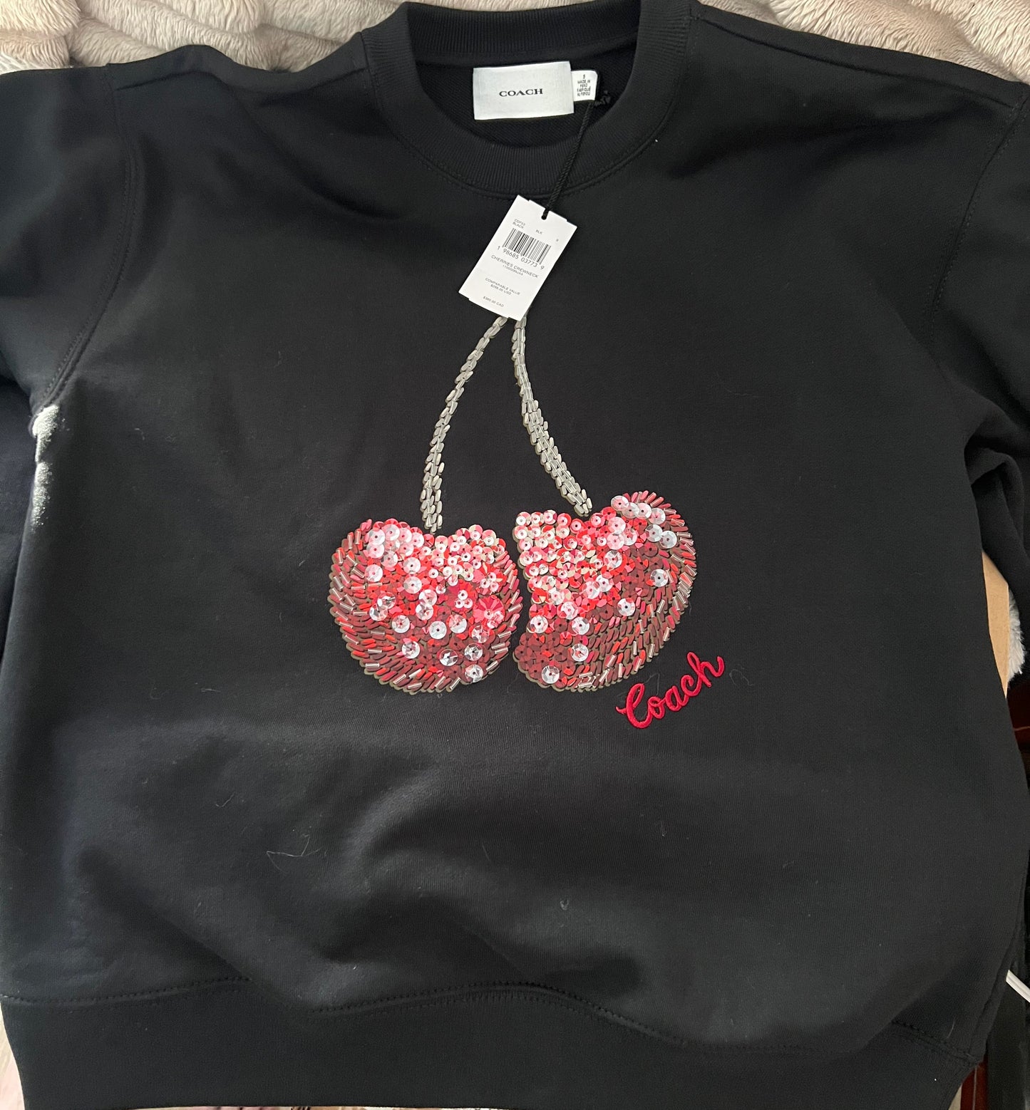 Coach Cherry Crewneck