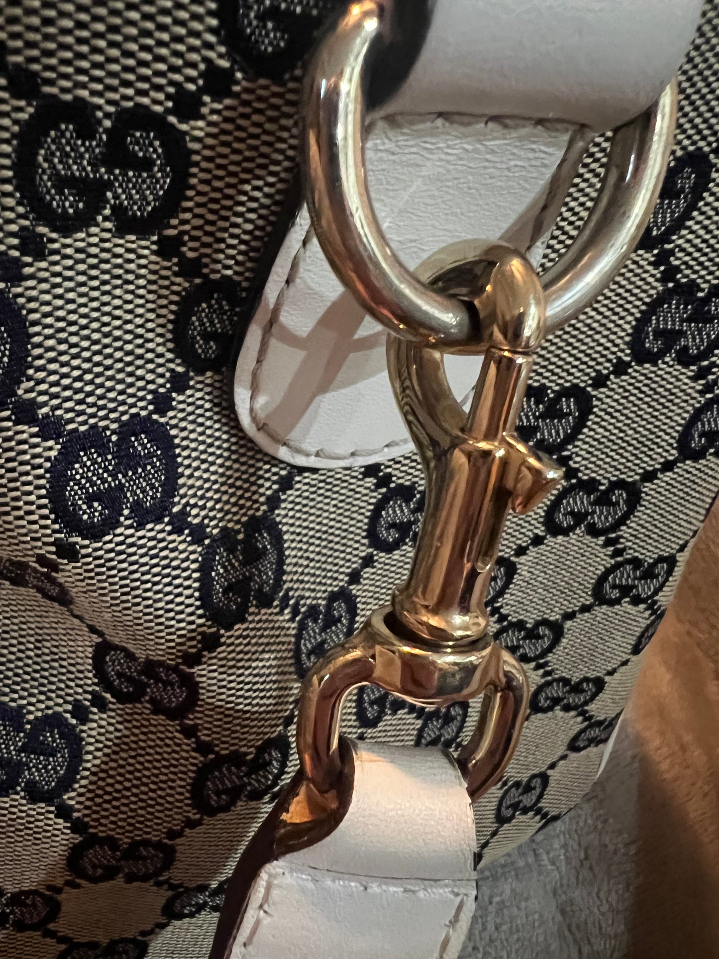 Gucci Medium Web Boston Bag