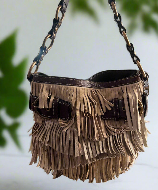 Coach Suede Fringe Bag