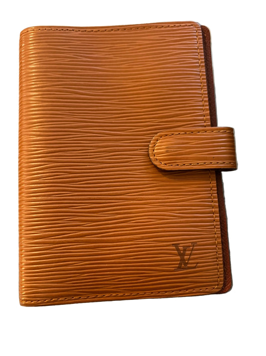 Louis Vuitton Epi Leather Brown Agenda