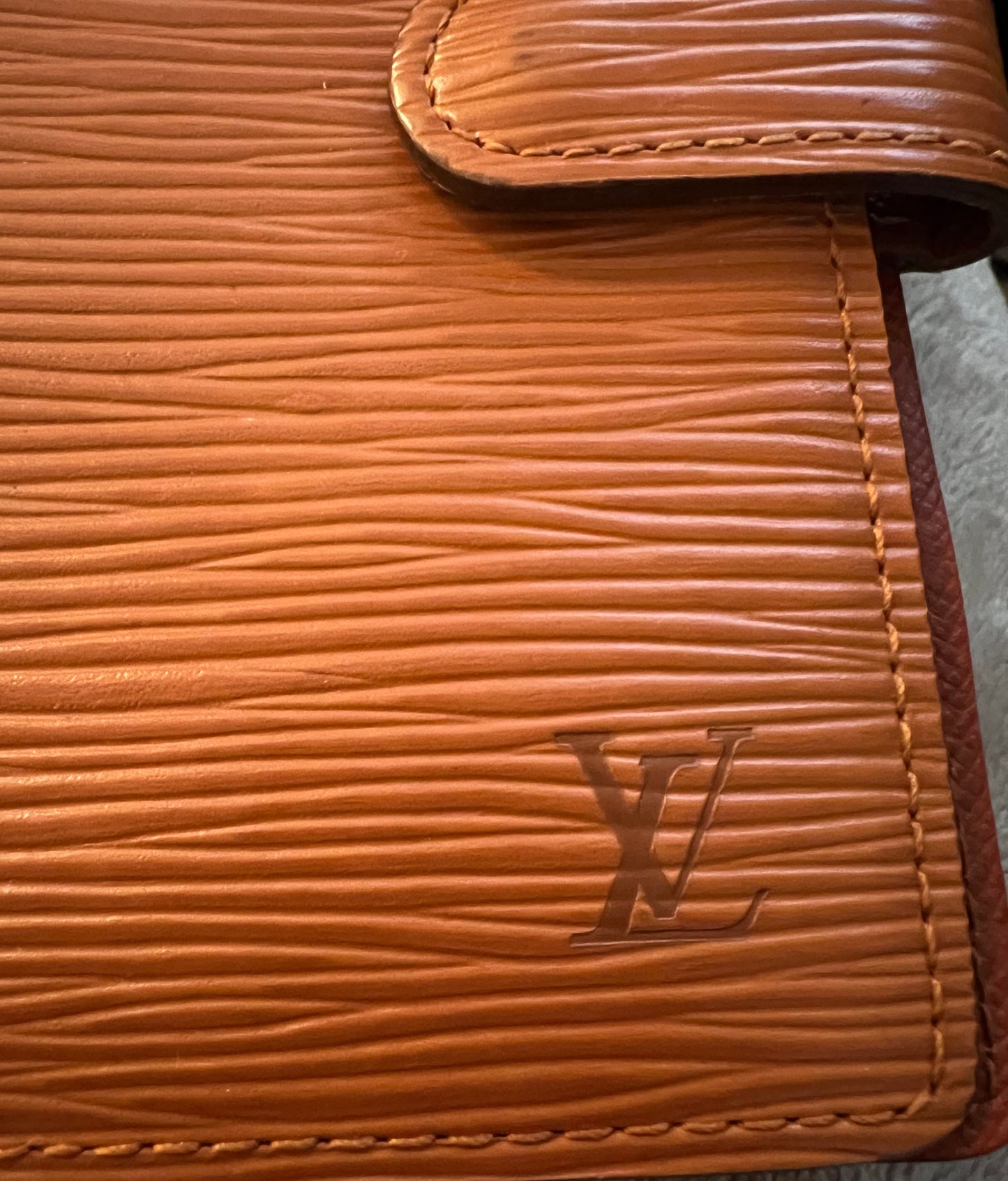 Louis Vuitton Epi Leather Brown Agenda