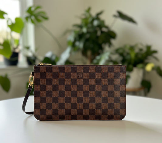 Louis Vuitton Damien Ebene Neverfull Pouch