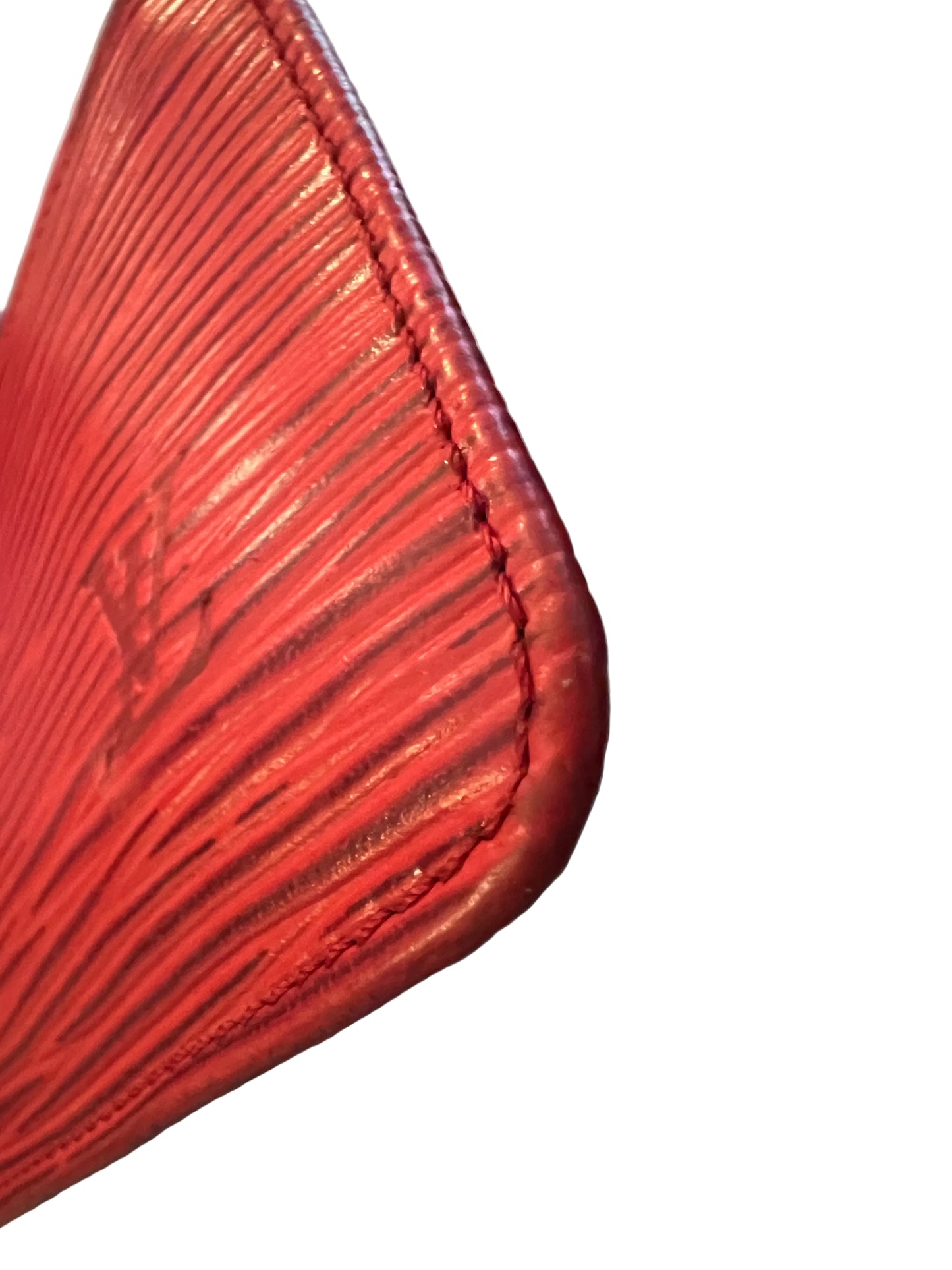 Louis Vuitton Red Epi Card Holder