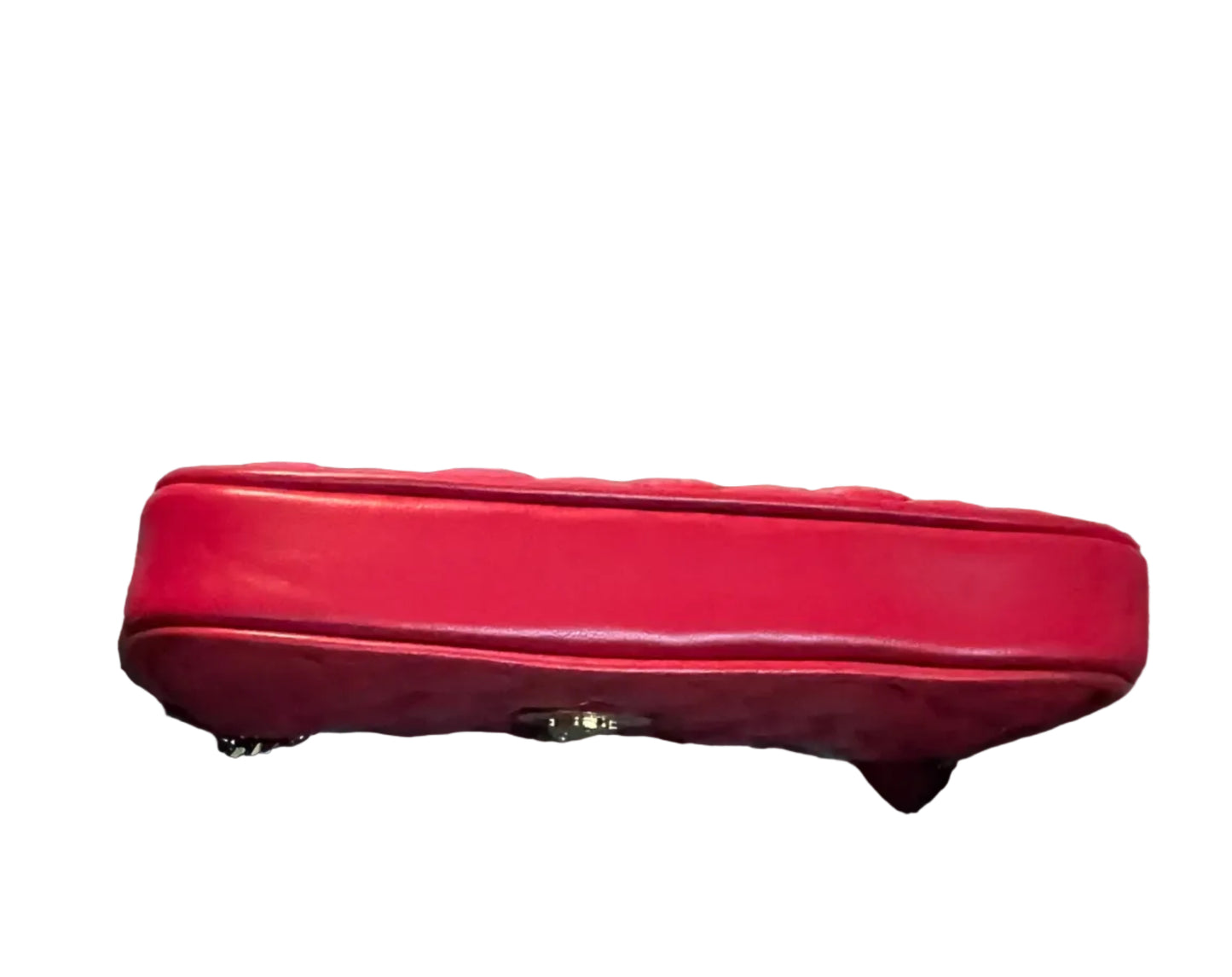 Versace Red Quilted Leather Pochette