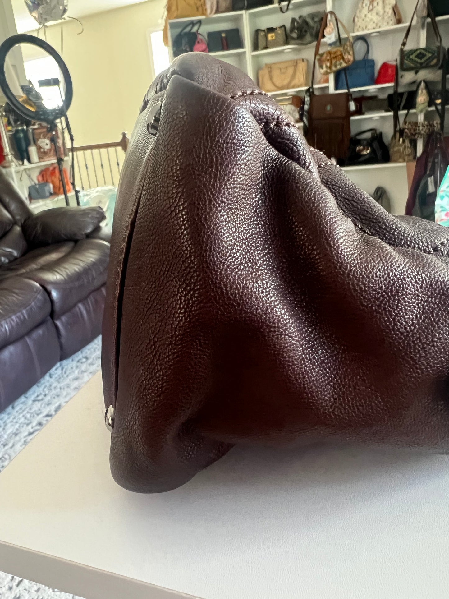 Chanel Caviarskin Dark Brown Tote