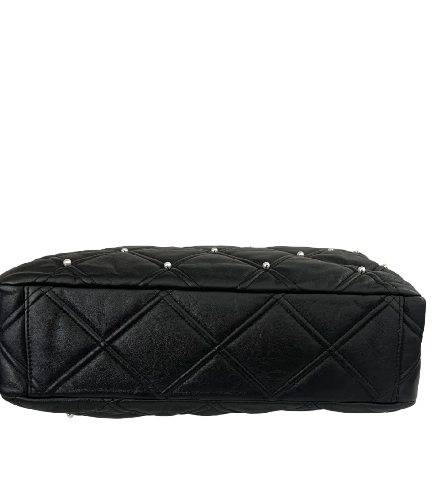Chanel Quilted Lambskin Pearl Studded Flap