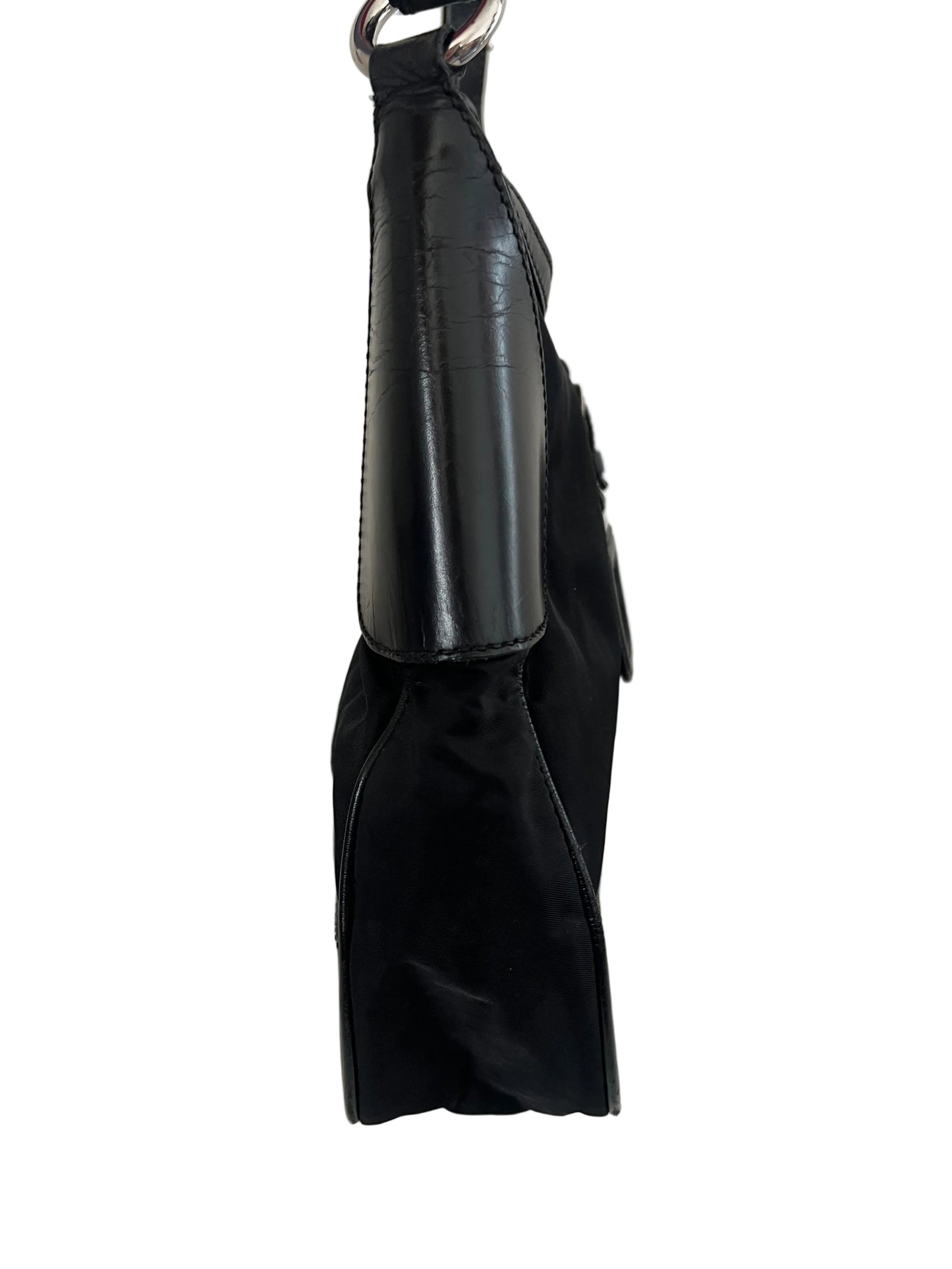 Prada Leather and Nylon Hobo